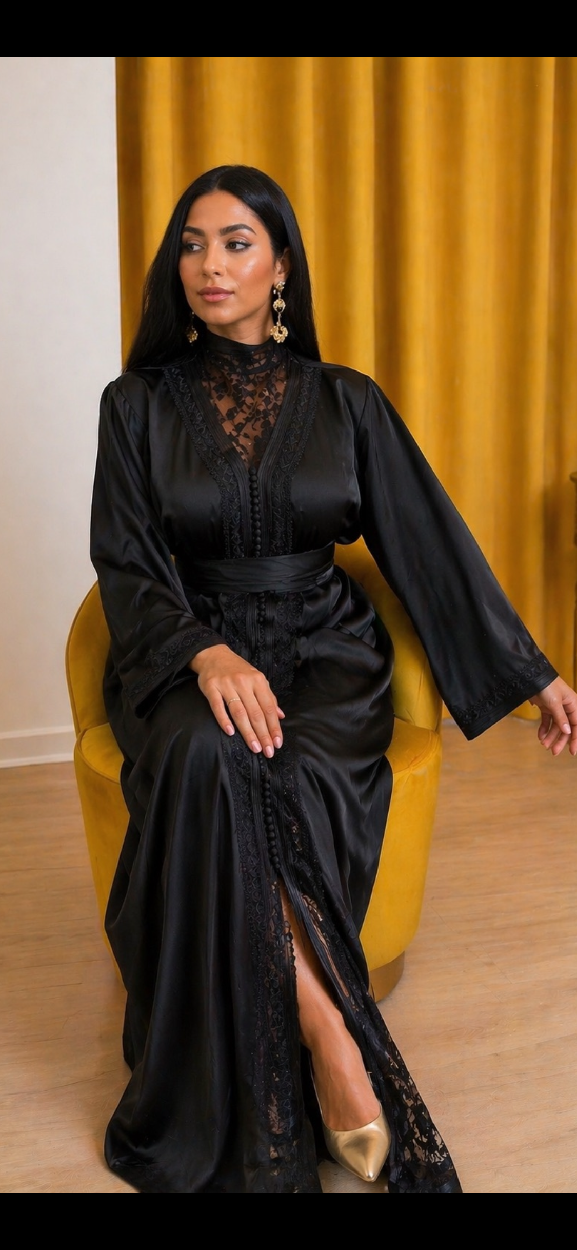 Caftan dentelle
